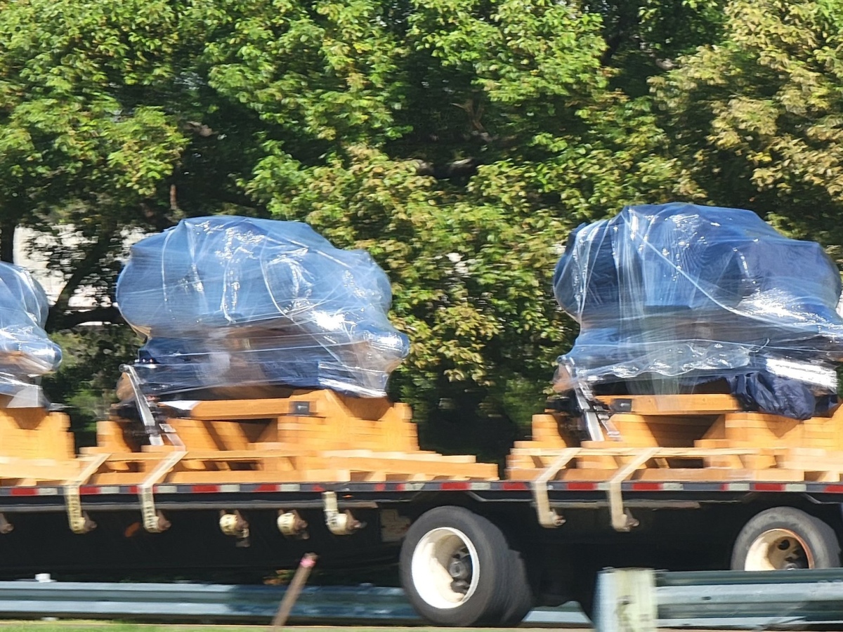 Tron vehicles arrive at Walt Disney World!